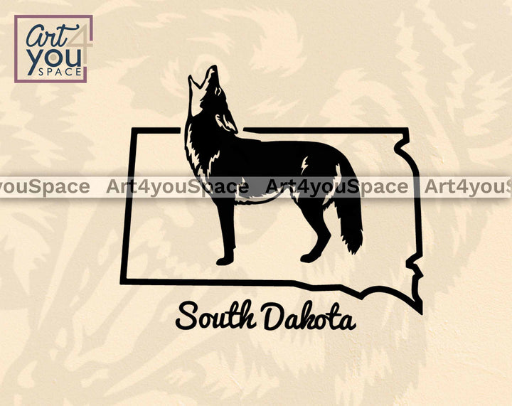 coyote south dakota svg