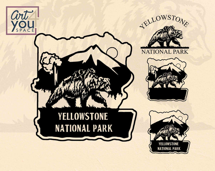 yellowstone national park svg