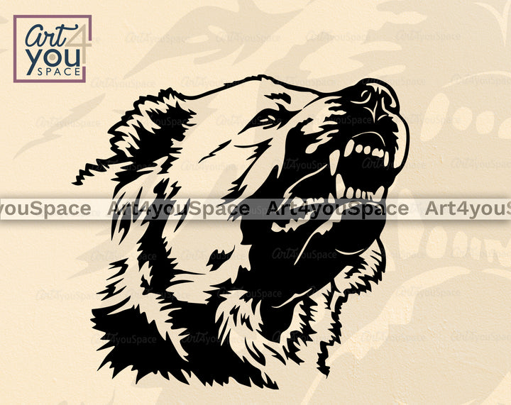 Angry Dog SVG