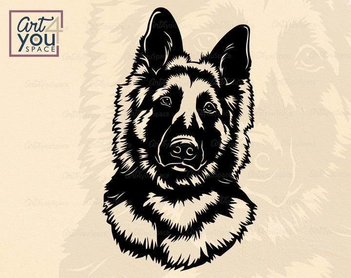 German Shepherd Clipart