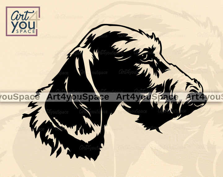 Dachshund Wirehaired Vector
