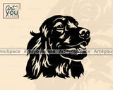 Irish Setter Black And White Clipart