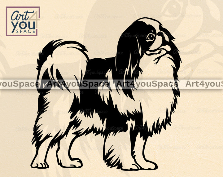 Japanese Chin SVG