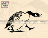 angry goose clipart