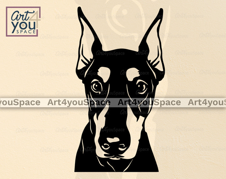 Doberman SVG