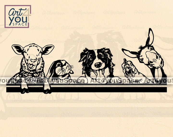 Farm Animals SVG