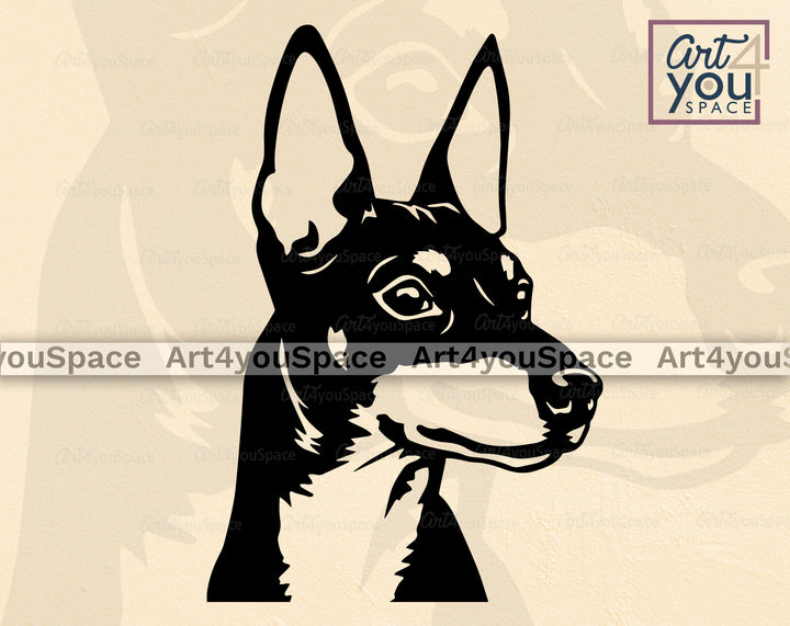 Manchester Terrier Art
