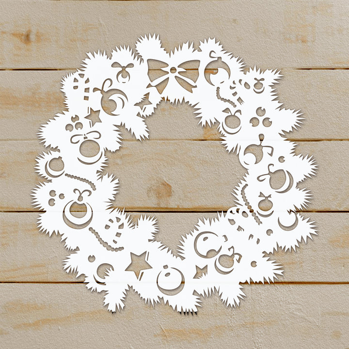 Christmas Toys Wreath Clipart