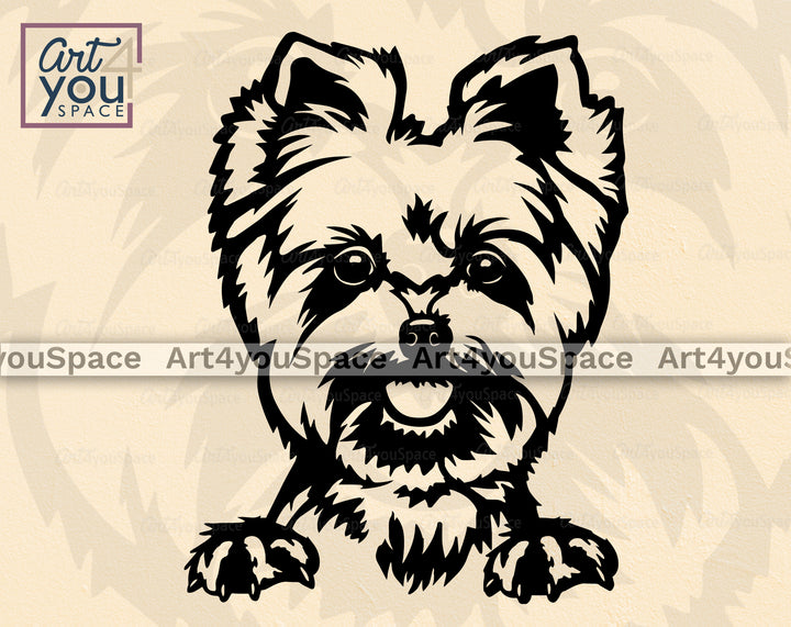 Cute Yorkshire Terrier SVG