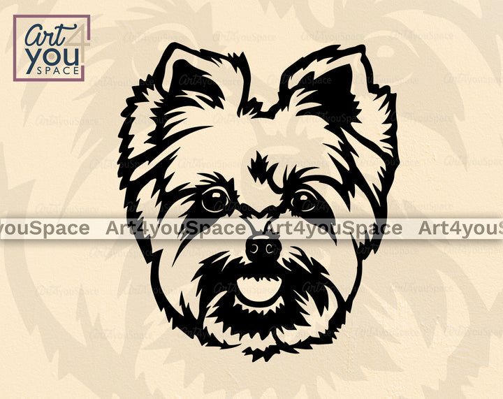 Cute Yorkshire Terrier SVG