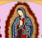 Virgin Mary Shadow Box Svg