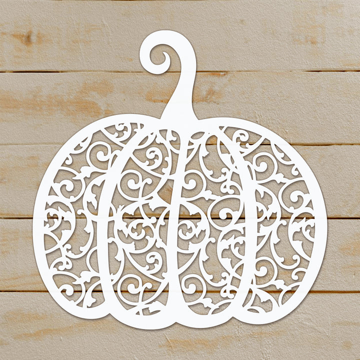 Abstract pumpkin with swirl patterns svg 