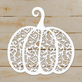 Abstract pumpkin with swirl patterns svg 