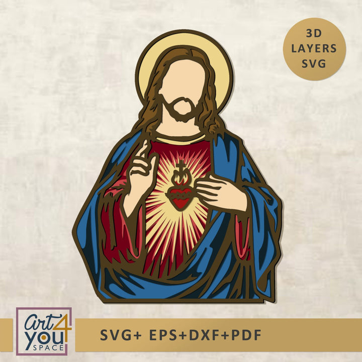 3D Layered Catholic Art for Cricut