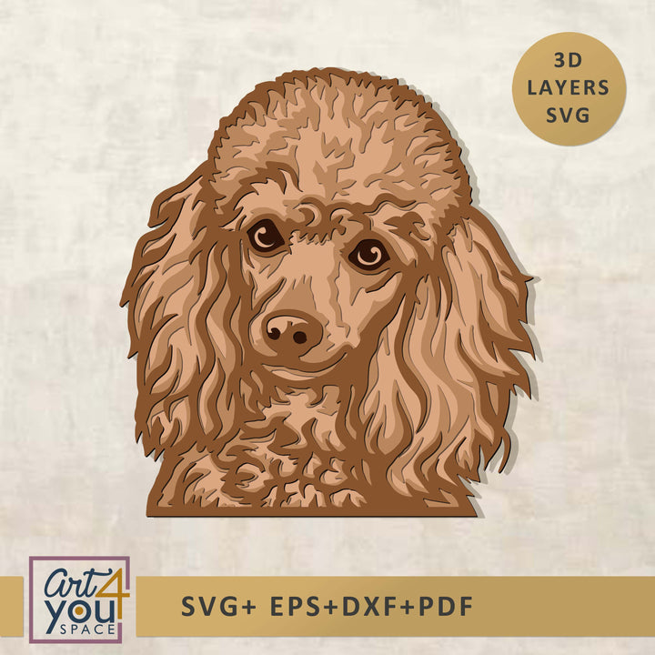 3D Poodle Svg