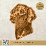 3D Svg Doberman 