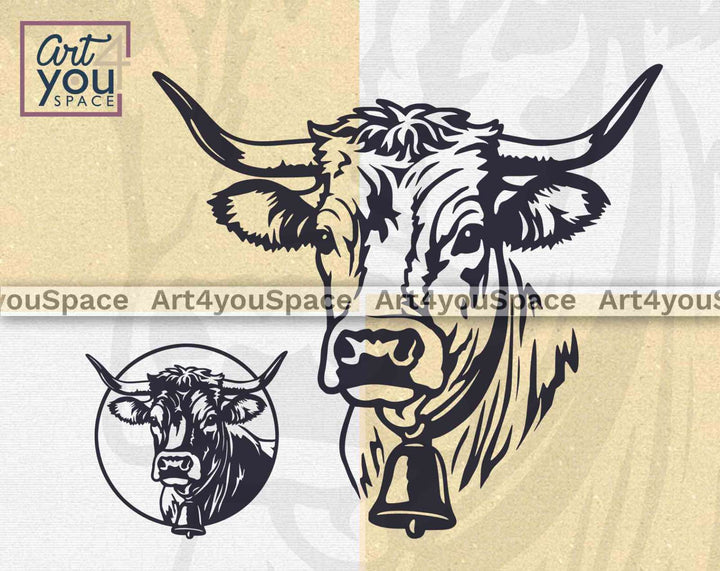 Aubrac Cow svg