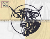 Aubrac cattle Vector clipart