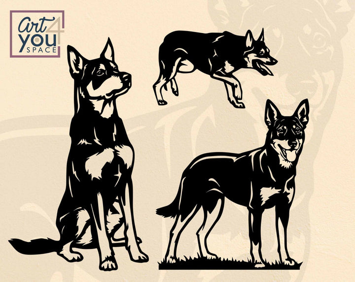 Australian Kelpie Dog svg