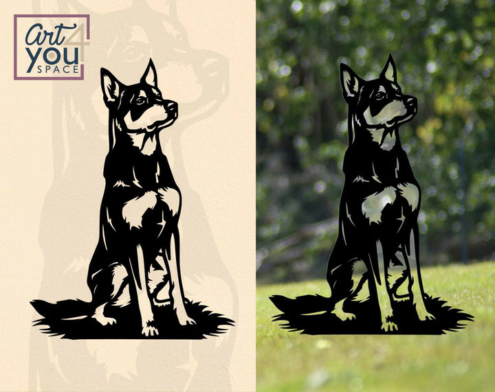 Australian Kelpie  Laser Cut Vector