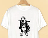 Cute Basset hound  t-shirt svg