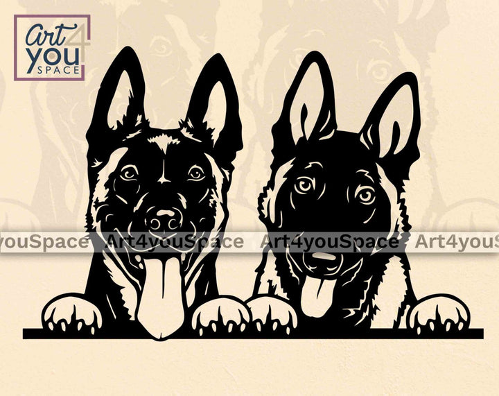 Belgian Malinois  Dog Svg
