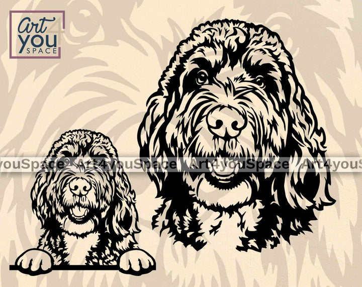 Bernedoodle Dog svg