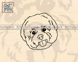 Bichon Frise line art SVG