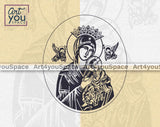 Blessed Virgin Mary svg