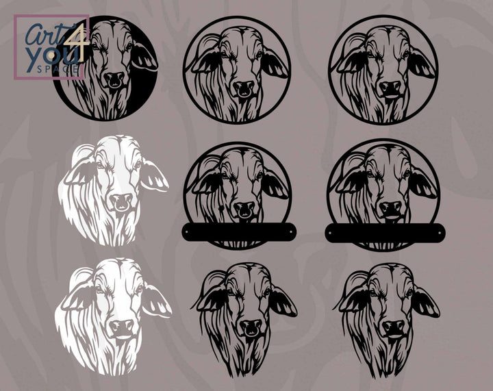 Brahman Cattle svg