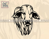 Brahman Cow Laser cut 