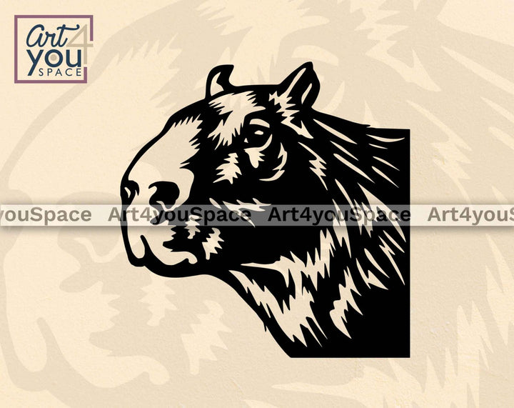 Capybara svg sticker