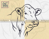 Charolais cow SVG 