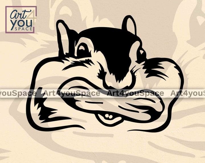 Chipmunk SVG animal clipart