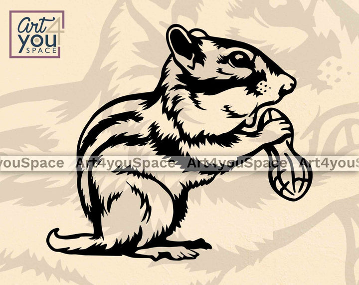 Chipmunk SVG clipart