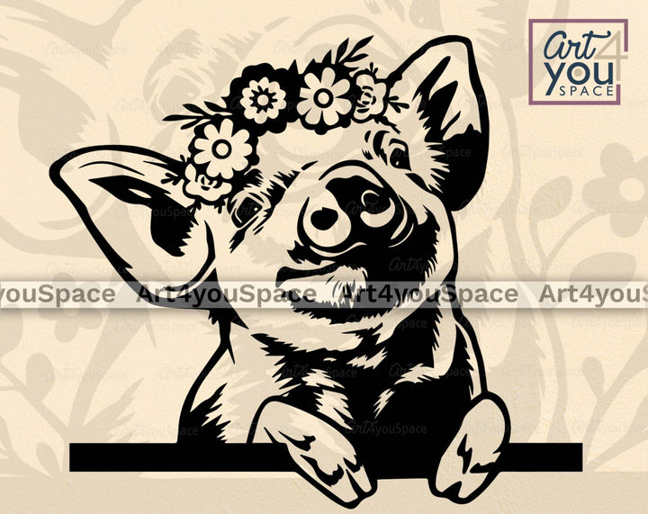 Farm animal flower