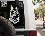 german shepherd  sticker svg