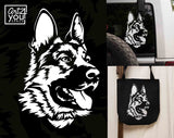 german shepherd svg