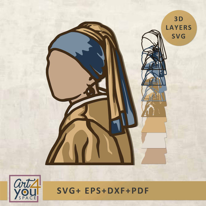 Girl with a Pearl Earring 3D