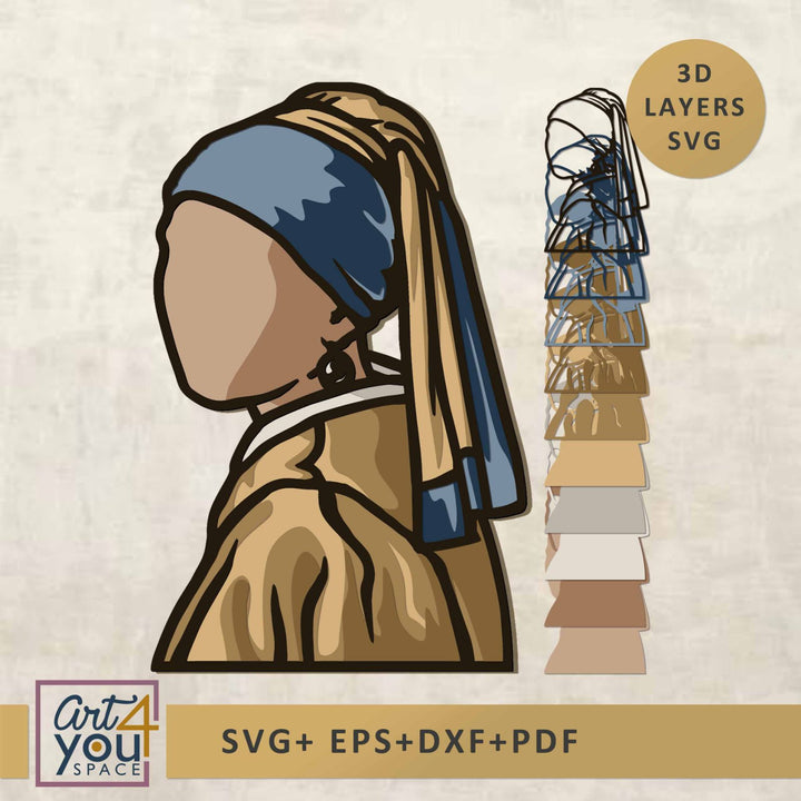 Girl with a Pearl Earring just portrait