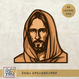 Jesus Multilayer File SVG 