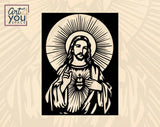 Jesus SVG for Cricut and Laser