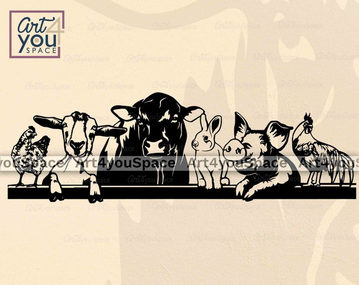 Livestock Farm animals svg