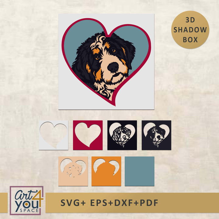 Multilayer Dog 3D Design