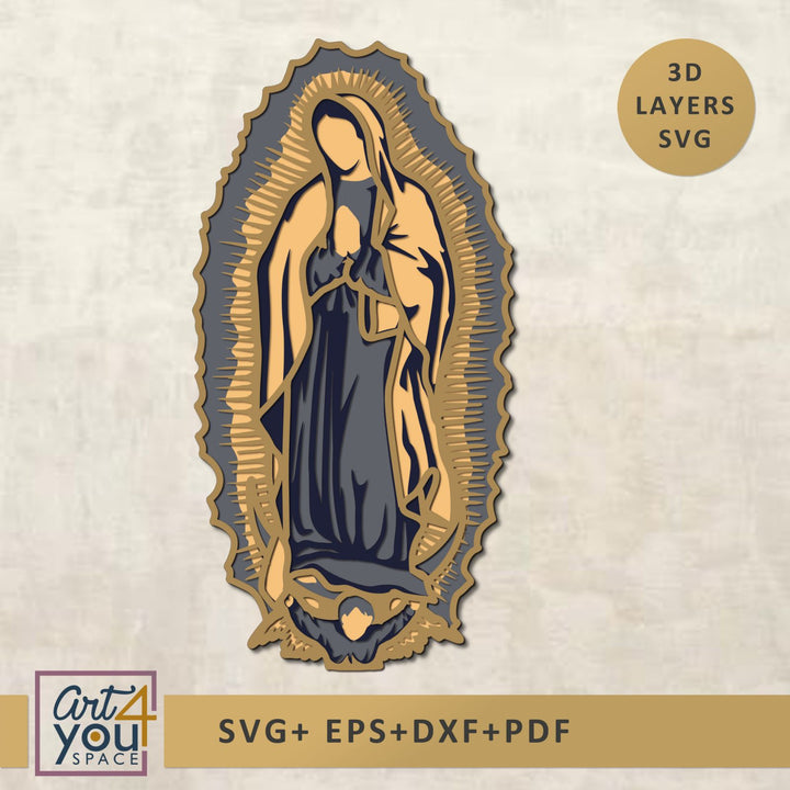 Our Lady Of Guadalupe Svg