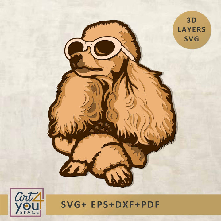 
Poodle Multilayer Cricut Files
