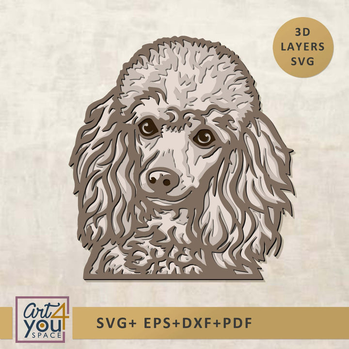 Poodle Svg Laser Cut