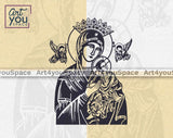Religious Engraving Design svg