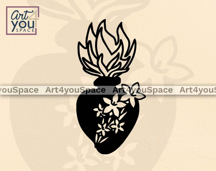 SVG designs of the Holy Family Hearts