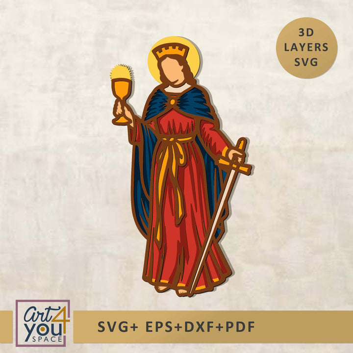 Saint Barbara Svg